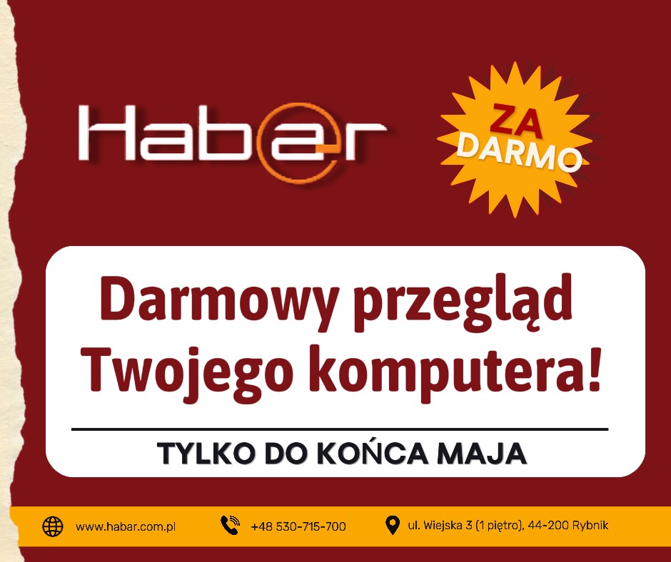 Darmowy przegląd Twojego komputera. Tylko do końca maja!
